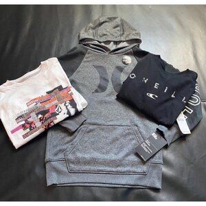 NWT Hurley Hoodie & Tees Bundle Boys Youth Size Small